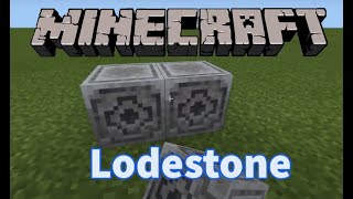 Minecraft How to Use a Lodestone [upl. by Arytahs860]