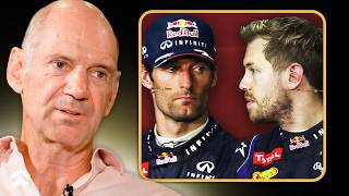 Adrian Newey Reflects On The Lessons Of Vettel amp Webbers Rivalry [upl. by Ahsikad]