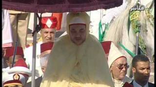 Moroccans pay homage to Mohammed VI on 10year anniversary [upl. by Eisyak]