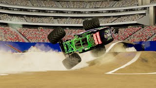 BeamNG Monster Jam Glendale 2023 Freestyle [upl. by Kathe23]