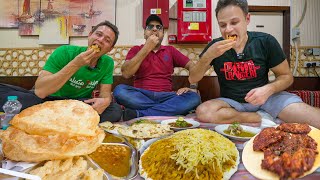 Ultimate PAKISTANI STREET FOOD Tour in Dubai 16 Hours Eating Biryani  BalloonSized Puris [upl. by Romney]