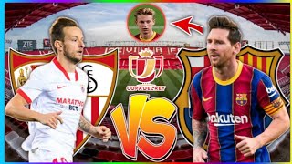 ROUND 1 FC SEVILLE VS BARCA  GAGNER POUR ETRE TRANQUILLE LEO MESSI VASIL PORTER LE BARCA [upl. by Ahsercal]