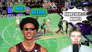 HAWKS VS CELTICS REACTION BEATING BOSTON IS BECOMING NORMAL [upl. by Smalley]