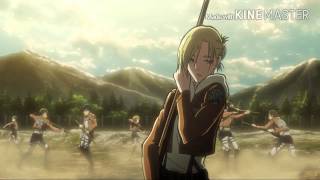 ▸ Eren Vs Annie Training extra scene AOT  SNK [upl. by Anaitak]