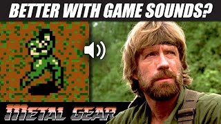 Chuck Norris dubbed with METAL GEAR game sounds  RetroSFX [upl. by Macrae241]