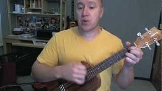 Live While Were Young Ukulele Lesson One Direction Todd Downing [upl. by Whall]