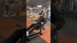 Seated cable row🔥motivation youtube shorts [upl. by Odarnoc937]