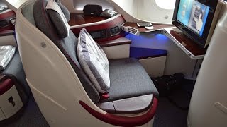 Qatar Airways Business Class on the Boeing 787  Munich to Doha QR58 [upl. by Lig]