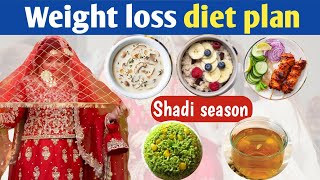 wedding or bride to be weight loss diet plan urduhindi Dietitian Sadia Aziz [upl. by Ennael]