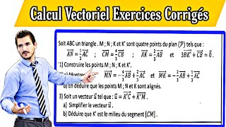 Maths Tronc Commun  Exercices corrigés Calcul vectoriel dans le plan TCSF  كيف تفهم الهندسة [upl. by Adliwa]