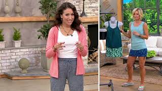 zuda Tankini Top on QVC [upl. by Kipton721]