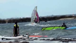 Windsurf Port Barcarès Eole 20150722  Leucate [upl. by Eleynad]