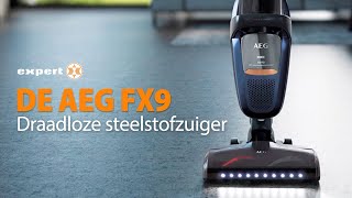 AEG FX9 Review  Hoe goed is deze draadloze stofzuiger van AEG  Expert NL [upl. by Aitas]