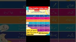 Vaccinator Interview 2024  epi vaccinator interview nts vaccinator interview questions vaccinator [upl. by Redman]