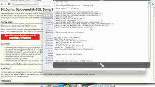 Import Large SQL Databases with Big Dump [upl. by Yusem]