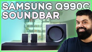 This Soundbar Has 22 Speakers  Samsung Q990C Wireless Home Theatre Setup [upl. by Assirroc]