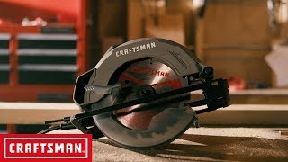 CRAFTSMAN 13 AMP 714IN Corded Circular Saw  Tool Overview [upl. by Loella]