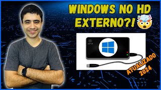 Tutorial 106  Instalando o Windows em um HDSSD externo pela porta USB  ATUALIZADO  2024 [upl. by Crane606]