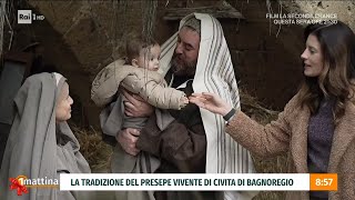 La tradizione del presepe vivente di Civita di Bagnoregio – Unomattina 29122023 [upl. by Dedie833]