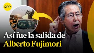 Alberto Fujimori Así fue la salida del expresidente del penal de Barbadillo [upl. by Embry]