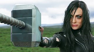 Hela Destroys Mjolnir Scene  Thor Ragnarok 2017 Movie CLIP HD [upl. by Oletha]