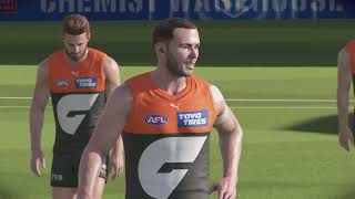 2024 AFL PREMIERSHIP SEASON Round 23 Giants Vs Freo [upl. by Akirdnwahs]