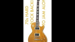 70s Hard Rock Guitar Backing Track in A  Kick it like Angus HD Audio [upl. by Melony]