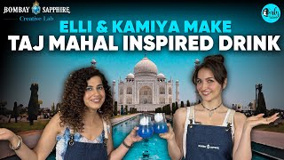 Elli AvrRam amp Kamiya Jani Turn Mixologists Exploring Taj Mahal Inspired Drinks in DelhiCurly Tales [upl. by Peer]