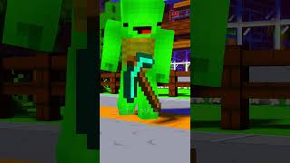 HELP JJ Saves Mikey in Minecraft  MAIZEN shorts [upl. by Warder456]