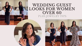 Wedding Guest Looks For Women Over 60  5 Perfect Wedding Guest Looks  Plus Wedding Jewelry Tips [upl. by Goran997]