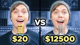 20 Microphone Vs 12500 Microphone [upl. by Eneri]