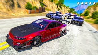 Drifter vs Police In GTA 5 [upl. by Lahsram]