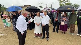 Baptism of Jim and Sarah Grube at the Mukwonago River September 22 2024  MBC is live [upl. by Urial]