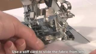 Brother Domestic Sewing Machine Ruffler Foot Tutorial [upl. by Eerb]