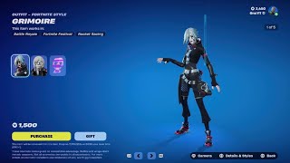 Buying GRIMOIRE in Fortnite [upl. by Wilkens]