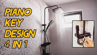 HOW TO INSTALL BATHROOM SHOWER SET PIANO KEY DESIGN 4 IN 1 shopee lazada bathroomshower [upl. by Avehsile]