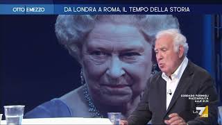 Morte Regina Elisabetta Michele Santoro quotNon ho fascinazione per la Monarchia ho apprezzato [upl. by Garges]