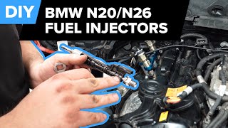 BMW Fuel Injector Replacement DIY BMW F30 328i N20N26 [upl. by Sunny]