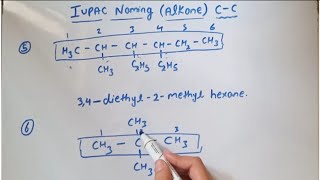 IUPAC Nomenclature Alkane class 11 easy explanation [upl. by Natalia]