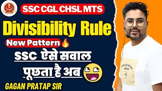 Divisibility Rule Based Latest Questions for SSC Exams  Number System  Gagan Pratap Sir ssc cgl [upl. by Ginsberg]