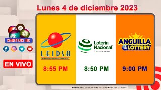 Lotería Nacional LEIDSA y Anguilla Lottery en Vivo 📺│Lunes 4 de diciembre 2023  855 PM [upl. by Huebner]