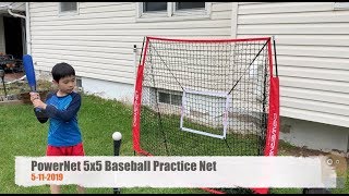 Youth PowerNet 5x5 Baseball Practice Net [upl. by Donough]