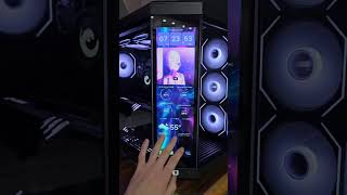 Hyte Y70 Touch Best PC case in the market 🙌🔥 pc pcgaming pcgamer gamingontiktok gaming pcbuil [upl. by Lichter]