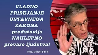 VLADA NAKLEPNO PRIREJA USTAVNI ZAKON BREZ JAVNEGA KONSENZA ZA NAMENE AGENDE 2030  Mihael Bellis [upl. by Namsu205]