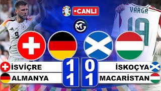 Almanya 11 İsviçre  İskoçya 01 Macaristan  Euro 2024 Canlı Maç Yayınları [upl. by Rosenkrantz]