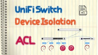 Ubiquiti UniFi Switch  Device Isolation ACL MAC ACLL3 SwitchVLANpfSense [upl. by Coreen633]