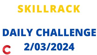 Skillrack Daily challenge solution Codes Fun 2324skillrackdailychallenge skillrack [upl. by Roslyn]