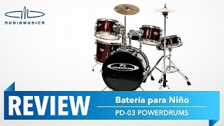 REVIEW  Batería para niño PD03 Powerdrums [upl. by Wylma910]