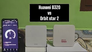 Huawei B320 vs Orbit star 2 keduannya sama sama unlock all operator [upl. by Lewls]