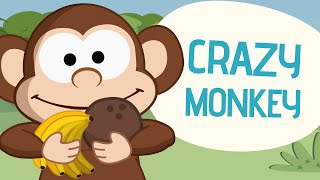 Crazy Monkey  Nursery Rhymes  Toobys [upl. by Yruoc]